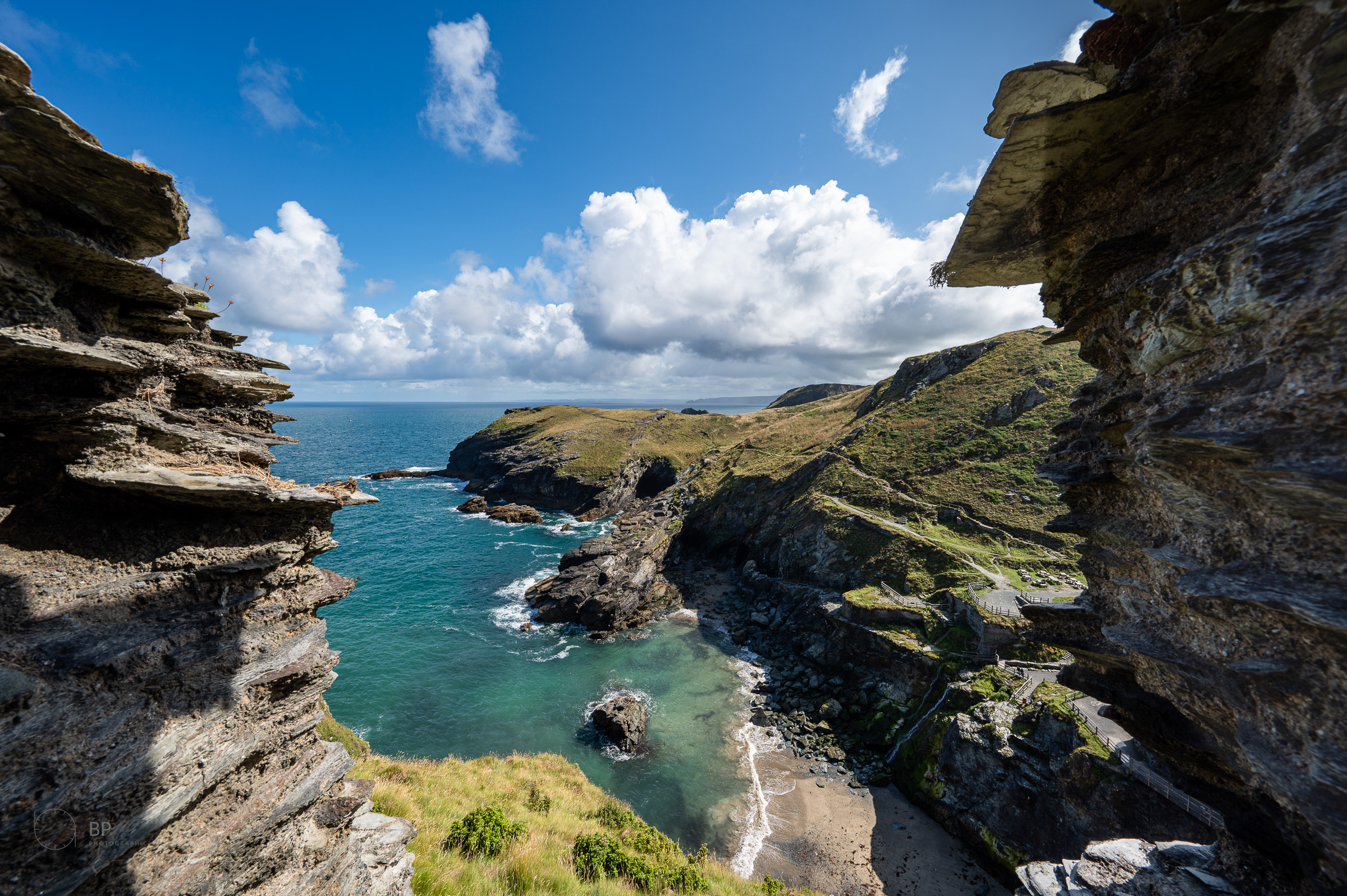 Tintagel cove